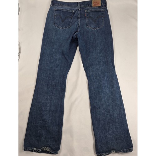 Levi's Classic Bootcut Jeans Dark Wash Denim Comfort Stretch Women's Size 14 - Picture 8 of 9