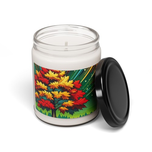Vela de soja perfumada, esplendor de árbol de otoño de 9 oz en estilo arte pop 11, regalo - Imagen 39 de 47