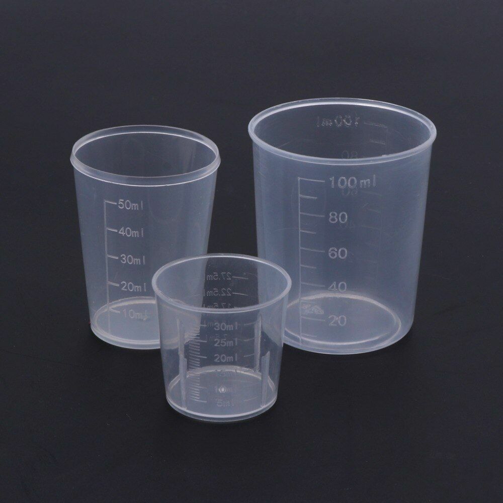Prestee 50 Disposable Measuring Cups 8 Oz - Resin Epoxy Measuring Cups &  Mixing Cup - Plastic Measuring Cups for Liquids - Liquid Mixing Cups - Dry