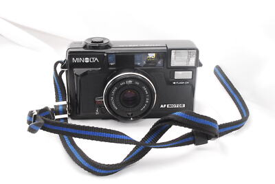 (7785) Minolta Hi-Matic AF2-MD 35mm Point & Shoot Film Camera 38mm f2.8 *READ*