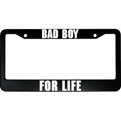 Bad Boys For Life Aluminum Car License Plate Frame