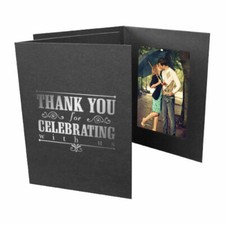 Thank You 4x6 Vertical Photo Folders 25 Pack Same Shipping Any Qty 