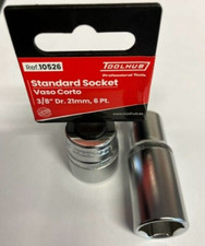Professional Individual 3/8" Drive Short/Deep 6/12 Point Sockets Chrome Vanadium