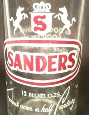 vintage SODA --SANDERS of CASSANDRA, PA -  12 oz.VINTAGE ACL SODA / POP BOTTLE