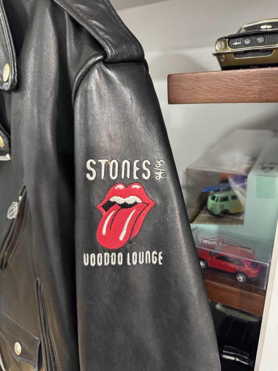 vintage 90s rolling stones レザージャケット The Rolling Stones Voodoo Lounge Tour 94/95 Vintage Leather Jacket