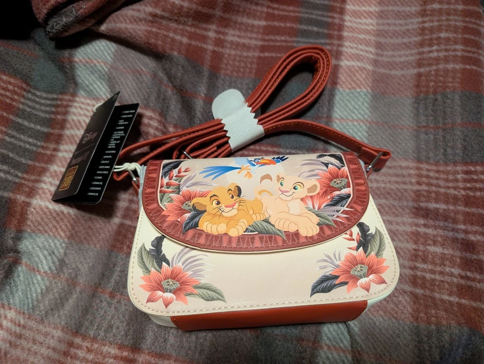 🦁👑� Bolso Bandolera Pequeño Loungefly Disney El Rey León Trío - NUEVO Foto 4 de 4