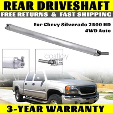Rear Aluminum Driveshaft Prop Shaft Assy for Chevy Silverado 2500 HD 4WD Auto