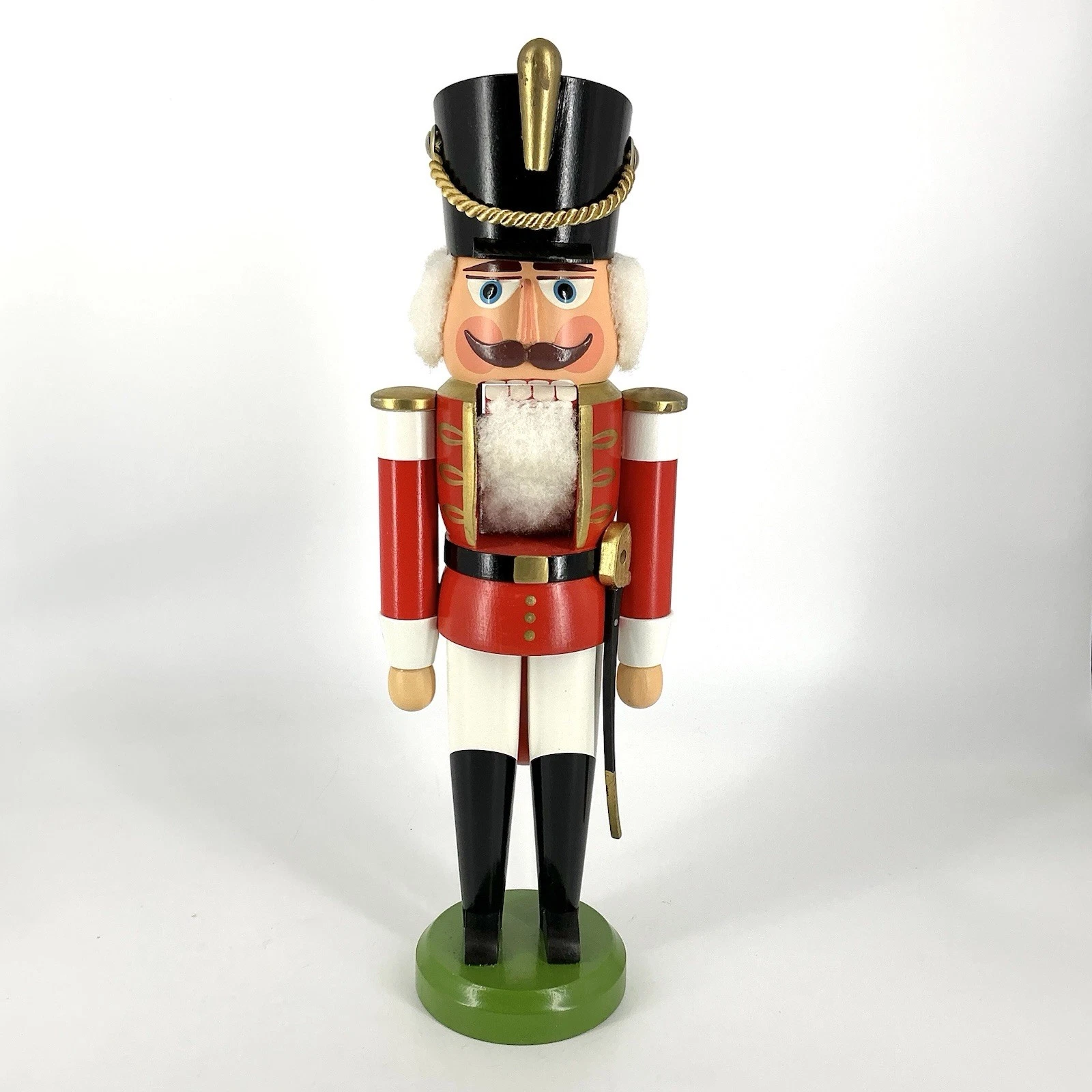 Vintage Erzgebirge Nutcracker German Calvary Soldier with Sword 14 5/8” Tall
Opens in a new window o