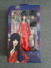 NECA Elvira Mistress of the Dark Red, Fright, and Boo Action Figure Sealed