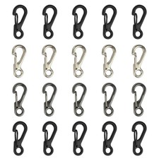 Mini Carabiner Clips - Spring Snap Hooks for Keychains, EDC, Camping, Hiking