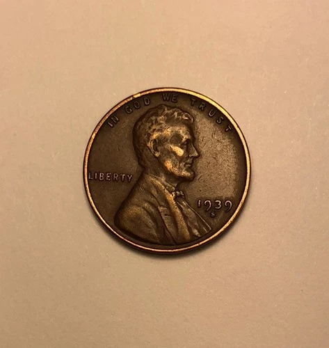 1939-S Lincoln Wheat Cent SEE PHOTOS FOR CONDITION (FREE SHIPPING)