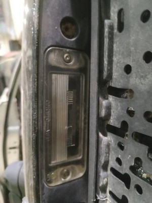 SAAB 9-5 2002 Number plate light - REAR used, Genuine #2821629-29