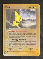 2003 EX Sandstorm Pichu 20/100 Reverse Holo NM eReader on eBay