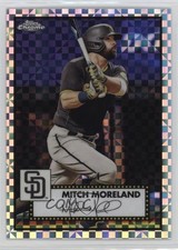 2021 Topps Chrome Platinum Anniversary X-Fractor Mitch Moreland #314 15fy