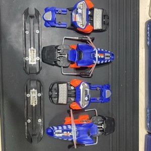 Marker Jester 18 Pro Ski Bindings DIN 18 Blue Orange Silver Black 120 MM Brakes