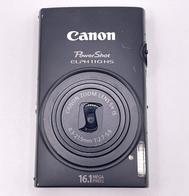 Canon PowerShot ELPH 110 HS Digital Camera Black – Lens / Shutter