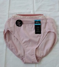 Bali One Smooth U Ultra-Light 3-Pack Hi-cut Women's Size 2XL/9 ASSORTED C DFMEH3