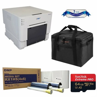 DNP DS-RX1HS 6'' Dye Sublimation Printer - Bundle With DNP Print Media 4x6'' 700 P