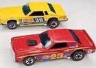 Hot Wheels Redline Lot Of 2 Monte Carlo Stocker Red & Yellow Vintage