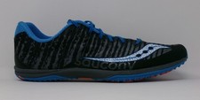 Saucony Men's Kilkenny XC Spikes, Black/Blue, 12.5 US - USED