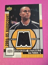 2004-05 Upper Deck Hardcourt - Hardcourt Materials Tony Parker #HM-TP...