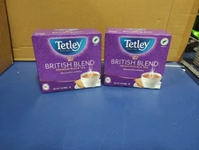 2 Each Tetley Premium Black Tea, British Blend 80 Count Tea Bags, 7 oz  Dec 2025