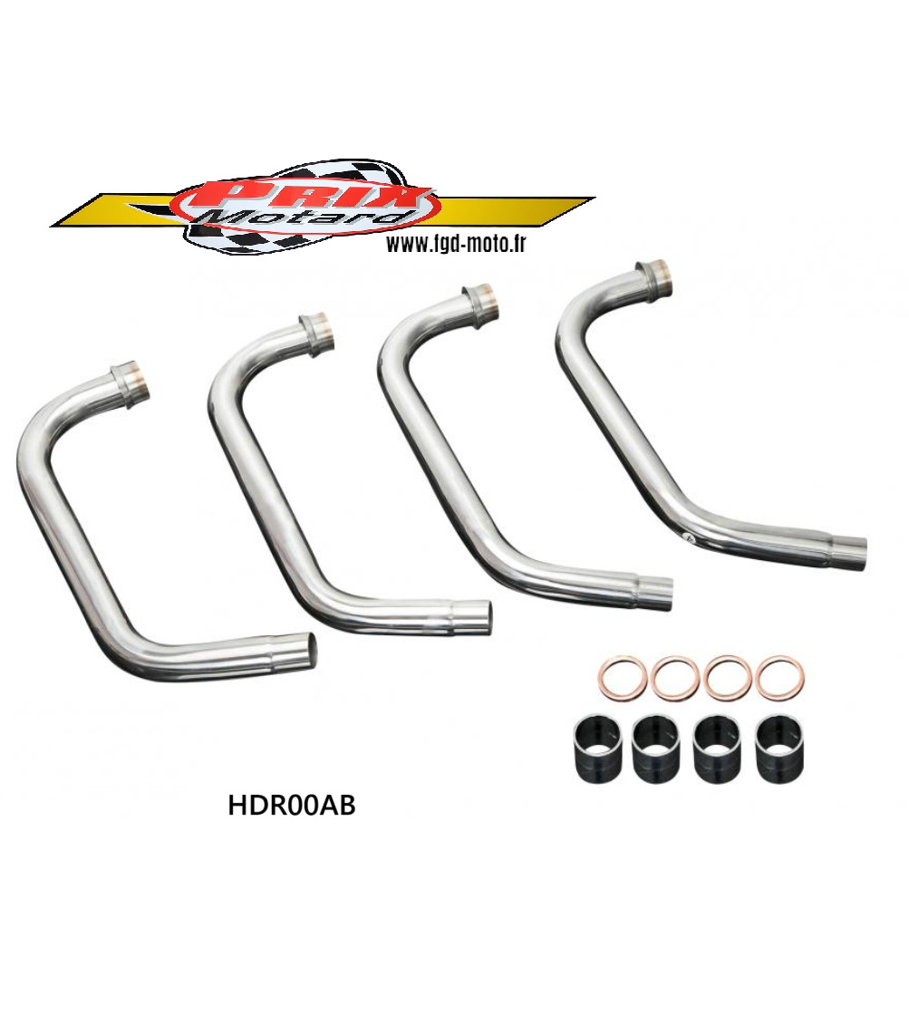 Tube collecteur échappement inox haut de gamme pour moto Yamaha XJR 1200