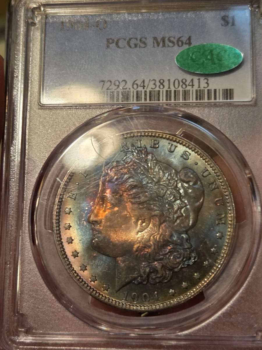 MS 64 Graded 1904 Year Morgan US Dollars (1878-1921) for sale | eBay