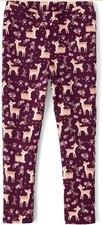 NWT Gymboree Country Charm Leggings Girl's Size 10 Baby Deer Flowers