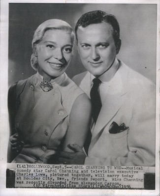 1956 Press Photo Charles Lowe American Television Executive - RSC92221