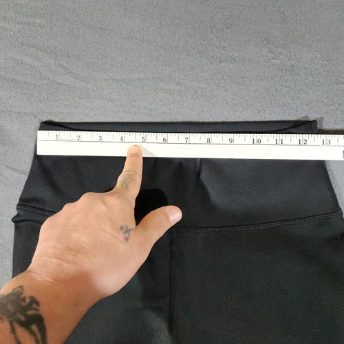 Fabletics High Waisted Powerhold Leggings Womens Size M Black Stretch Athleisure - Picture 7 of 14