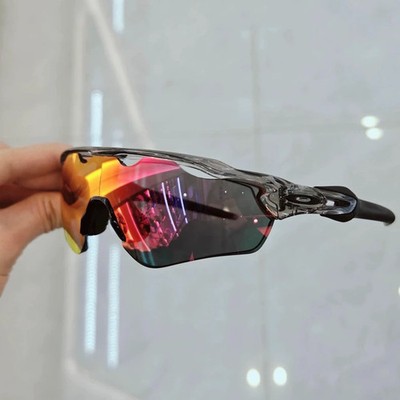 Oakley Radar EV Path OO9208 Polarized Sunglasses Clear Gray Frame Photochromic