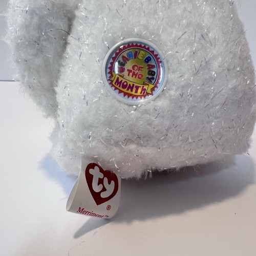 Ty Beanie Baby MERRIMENT Bear 2006 BBOM 8.5" NEW MWMTs Plush Stuffed Animal Toy - Picture 3 of 4