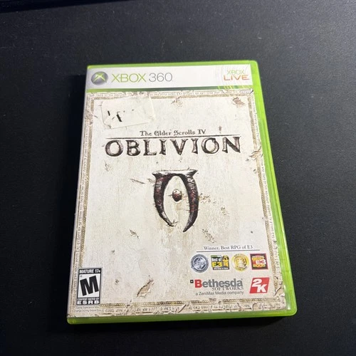 Bethesda 2006 The Elder Scrolls IV Oblivion Xbox 360 Game Complete with Map
