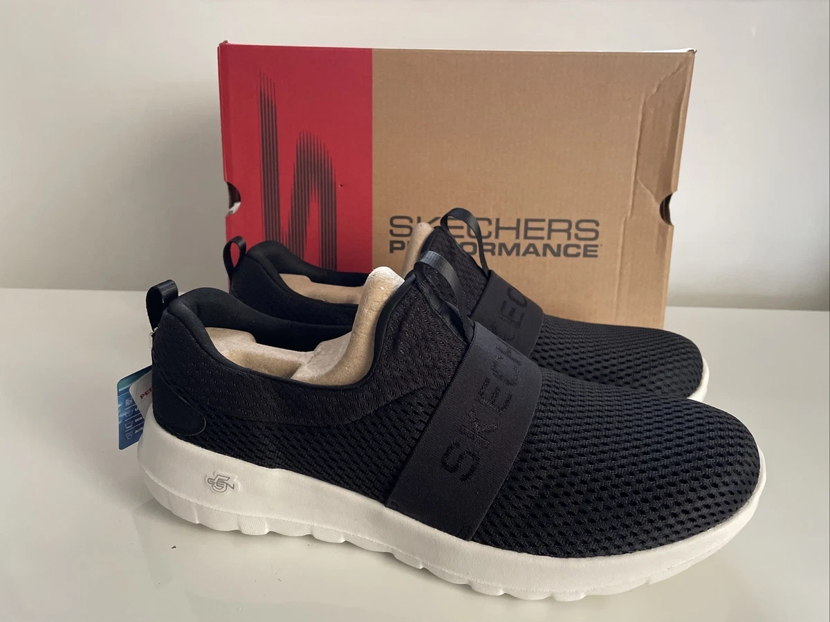 Skechers womens Go Walk Joy Light Smile Black White Size Uk 9 EUR 42 BNIB