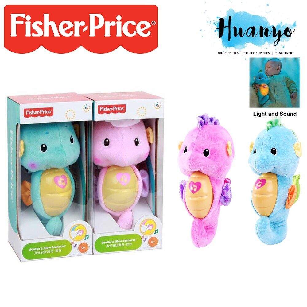 Fisher Price Soothe And Glow Seahorse Pink Soothing Sleeping Music Toys DGH82 83