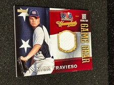 NICK TRAVIESO 2013 Panini USA Baseball Champions Game Gear Relic 18U