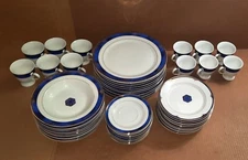 Dinnerware Pegasus Fine Porcelain Blue & Gold Assorted