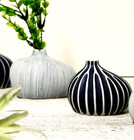 Handmade Porcelain Vase Stoneware Pottery Flower Bud Unique Modern Decor 3.4"