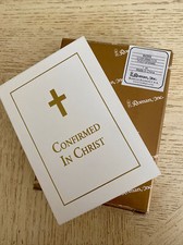 1997 Roman Inc Confirmation Wood Photo Frame-folding Hinged book -NIB