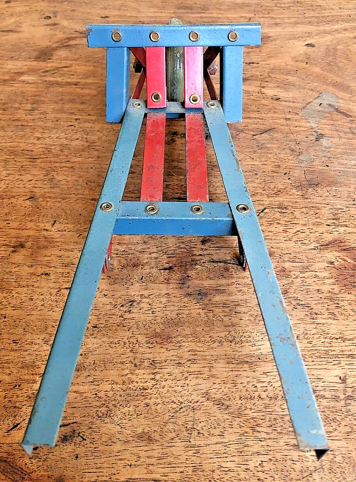 JEP FORGE ACIER Brouette - Dim : 26 x 9,5 cm  - Jouet Jeu ancien - Bel état. - Photo 4/4