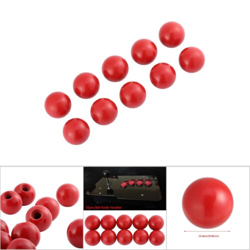 10Pcs Universal Lathe Tractor Machine Plastic Round Knob Handle Red AM8*25✿ - Picture 1 of 9