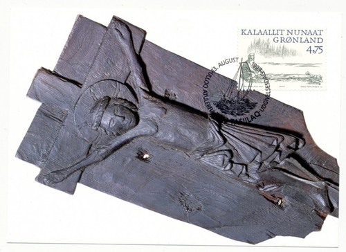 Grönland 1999 Maxikarte Geschichte Kunst Michel Nr. 340