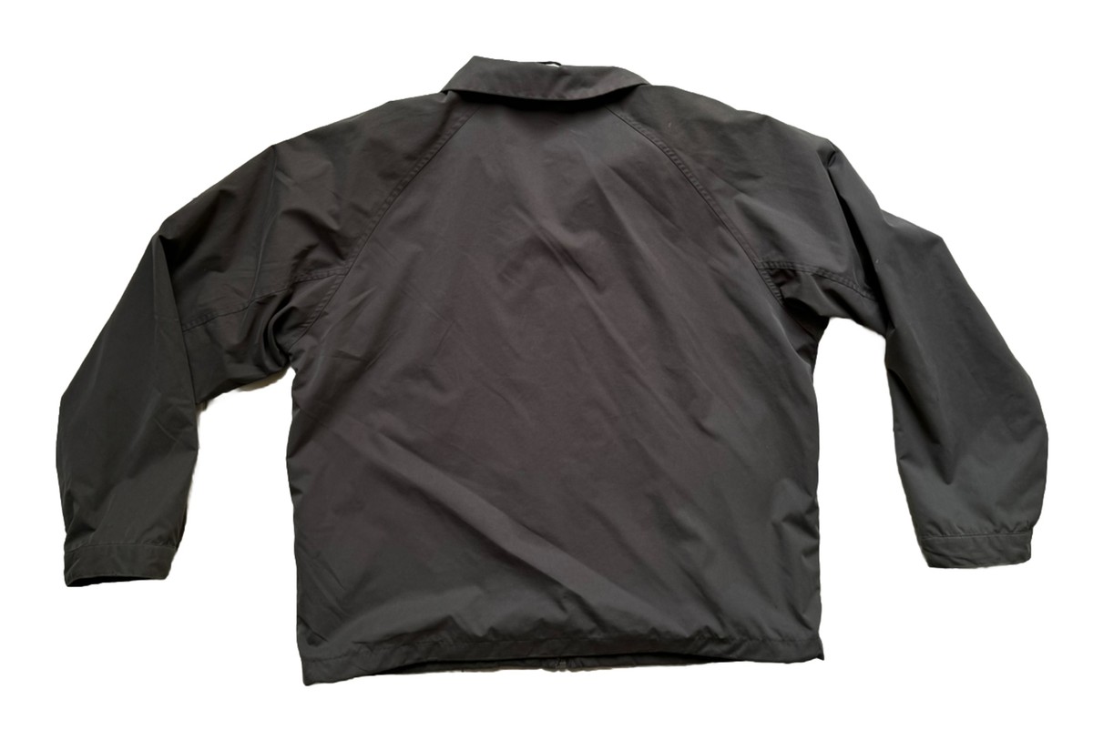 Stussy 90's Vintage Windbreaker Jacket Satin Lined Gray Men's Size Stussy 90's Vintage Windbreaker Jacket Satin Lined Gray Men's Size