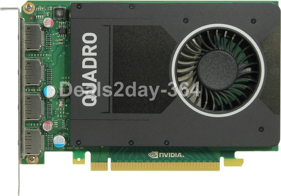 PNY Nvidia Quadro M2000 4GB GDDR5 DisplayPorts Video Graphics Card VCQM2000-PB - Image 3 of 3