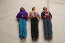 Vintage 1968 Mattel Barbie Ken Doll 12  malaysia, mexico 3 PCS lot