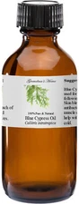 Blue Cypress Essential Oil 4 oz - 100% Pure - Therapeutic Grade - Grandma's Home