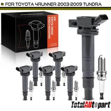 6x Ignition Coil & IRIDIUM Spark Plug Kits for Toyota Tundra 2005-2011 4Runner