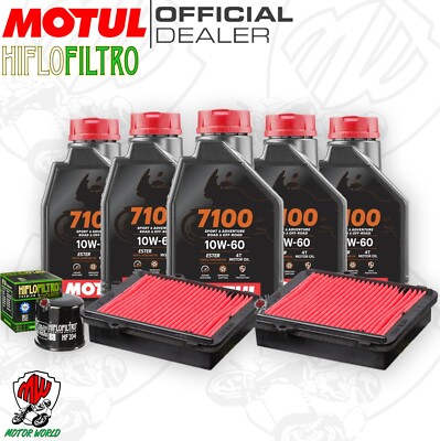Inspektionskit Öl Motul 7100 10W60 + Filter Honda CRF 1000 LD 2018 Africa Twin