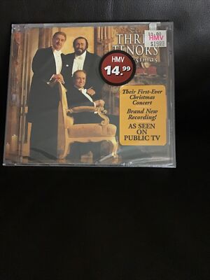 CD- The Three Tenors Christmas- Original 2000 Release Still Sealed.